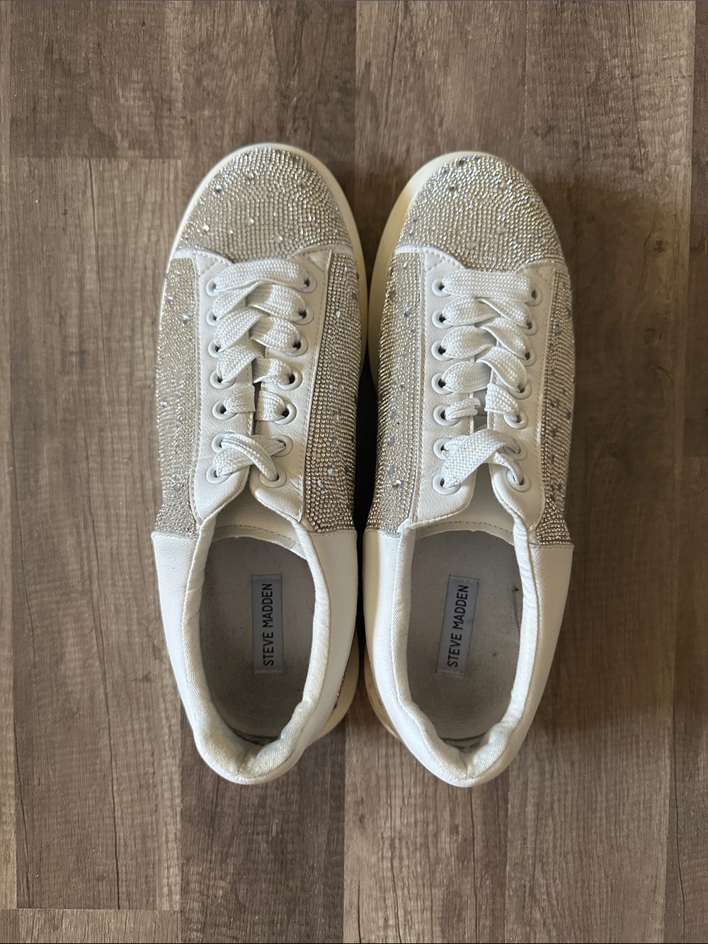 Men’s Steve Madden ICEBERGG Rhinestone Sneakers in size 13.0